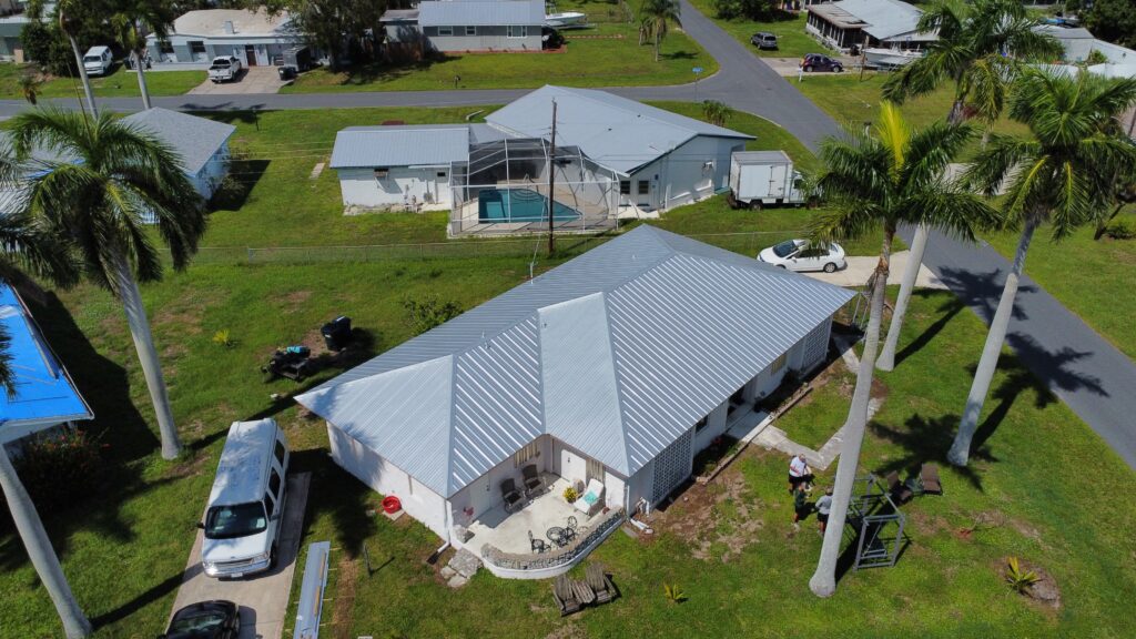 metal roof flyover photo